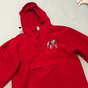 Champion Red Raincoat-Georgia Bulldog